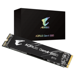 GIGABYTE SSD 2TB AORUS 5000Mbps Gen4 PCI-Express 4.0 M.2 2280  x4 NVMe  GP-AG42TB
