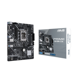 ASUS PRIME H610M-E D4 LGA 1700 Intel 12th Gen mATX PCIe 4.0 DDR4  LAN DisplayPort/HDMI/D-Sub USB 3.2