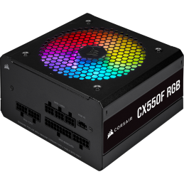 CORSAIR CX550F RGB 550W 80 PLUS Bronze Full Modular ATX CP-9020216-NA