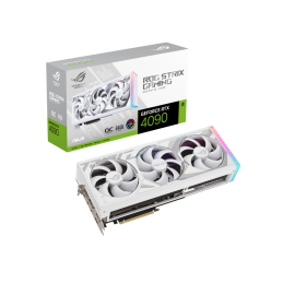 ASUS ROG Strix RTX 4090 OC WHITE Edition Gaming (PCIe 4.0 24GB GDDR6X ROG-STRIX-RTX4090-O24G-WHITE